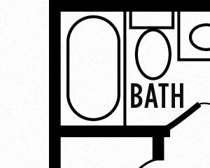 The Oak 1x1 1 bedroom floorplan